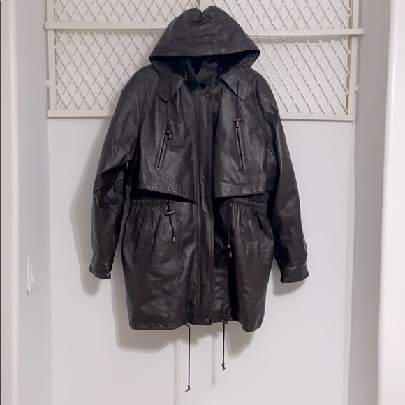 Tomahawk Jackets & Blazers - TOMAHAWK Leather Parka